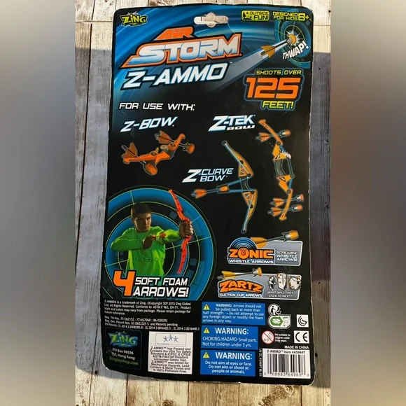 🆕 2PK Zing Air Storm Z Ammo Z-arts Arrow Darks Refills - Picture 2 of 8